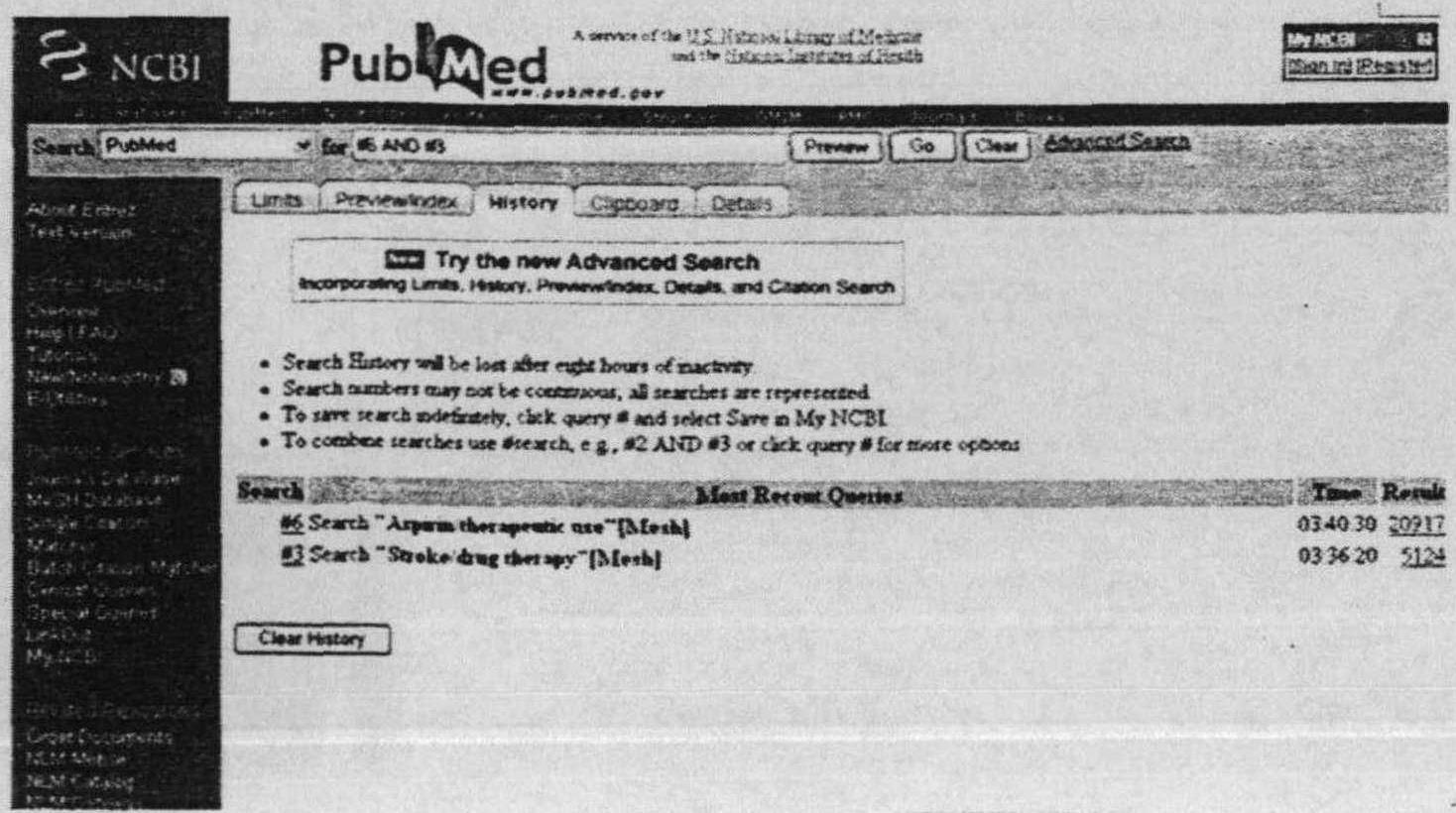 第五節(jié) PubMed檢索舉例